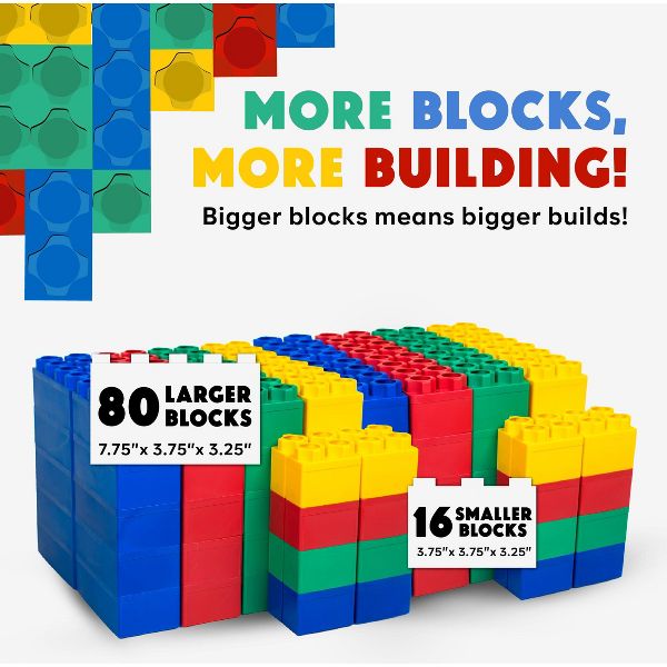 Jumbo Building Biggo Blocks 96 PC - Standard Set