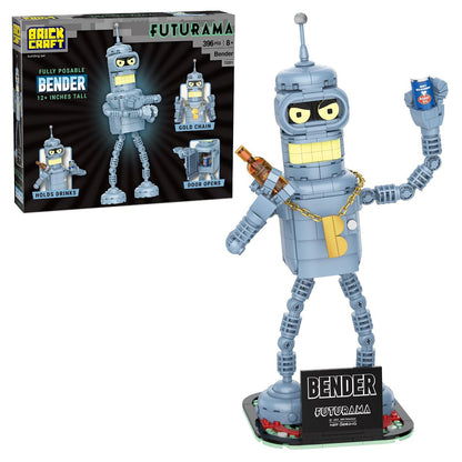 Brickcraft Futurama Bender Building Set - 396-Piece Kit - 72201