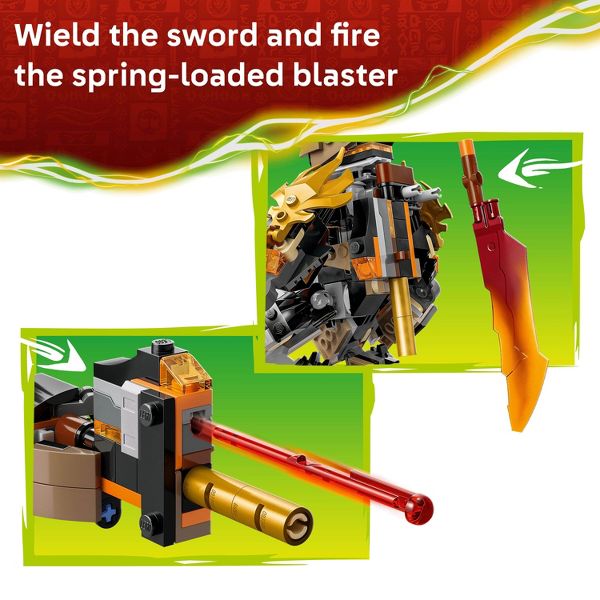 LEGO NINJAGO Coles Mission Mech & Dragon Zane 71854