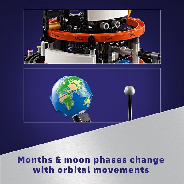 LEGO Technic Planet Earth and Moon in Orbit Space Toys Set 42179