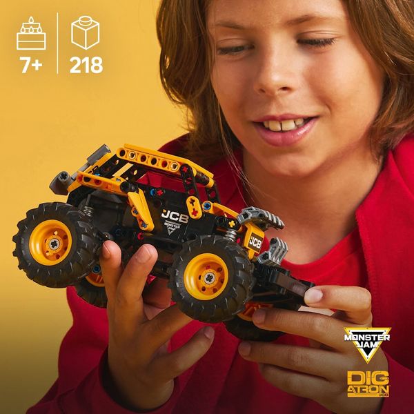 LEGO Technic Monster Jam DIGatron Pull-Back Monster Truck Building Toy 42199