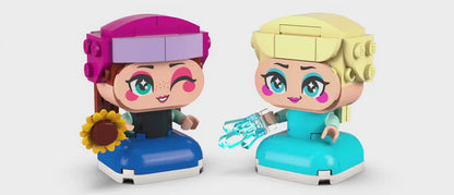 LEGO Disney Frozen Mini Anna & Elsa Toys - 43284