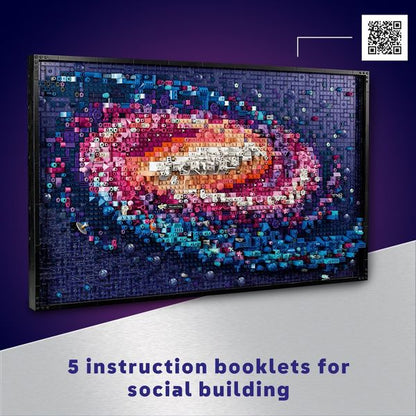 LEGO Art The Milky Way Galaxy Wall Art Décor Set 31212