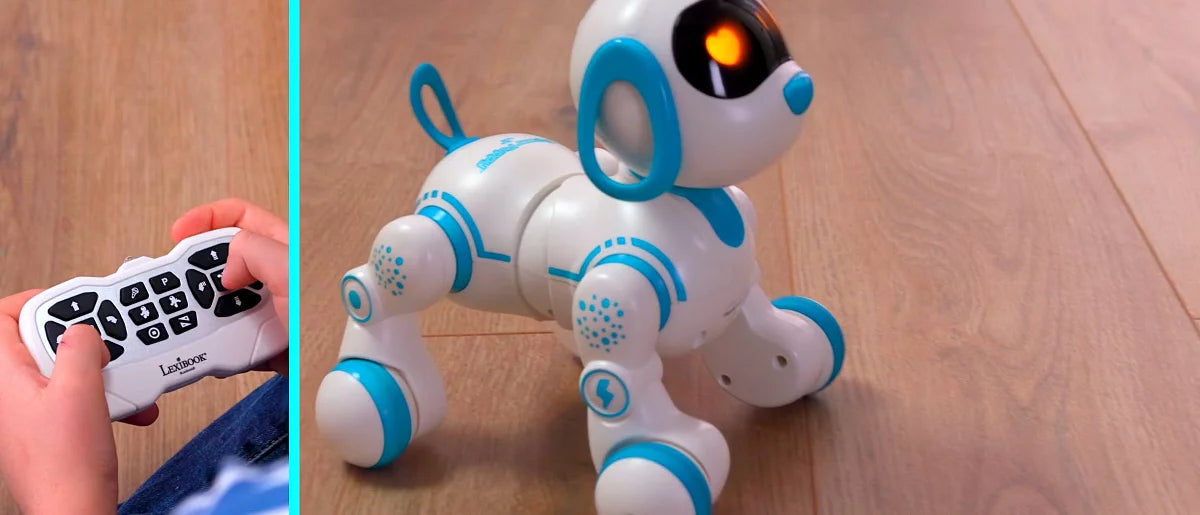 Lexibook Power Puppy® Jr, My Little Robot Dog, Robot dog with sounds, music, light effects