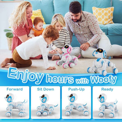 Contixo R3 Smart Puppy, Kids & Toddlers Ages 3-8, Interactive Learning Robot Dog Toy, Remote Control, Lights & Sounds, Boys & Girls - Blue