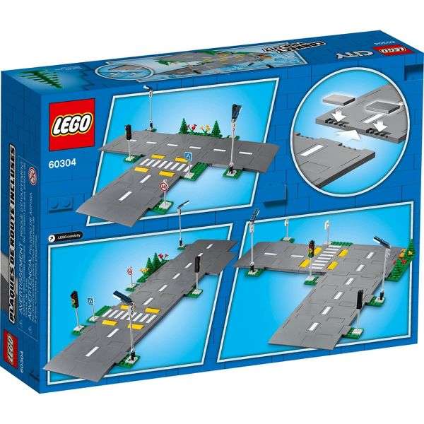LEGO City Road Plates Building Set with Traffic Lights 60304