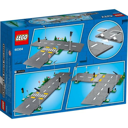 LEGO City Road Plates Building Set with Traffic Lights 60304