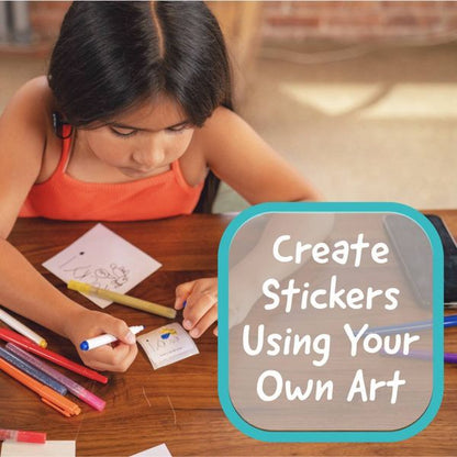 Ceaco Hello Blink Sticker Maker Create Your Own Stickers - Bluetooth Mini Thermal Sticker Printer Craft