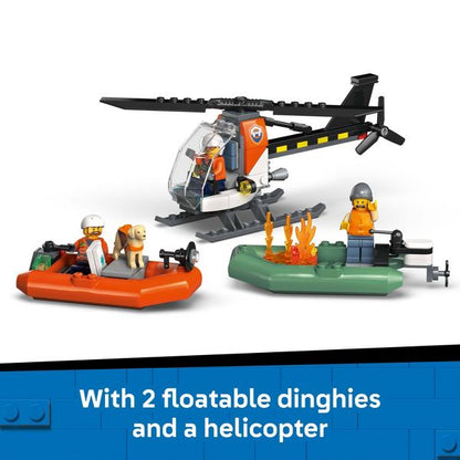 LEGO City Coast Guard Rescue Boat & Helicopter 60504