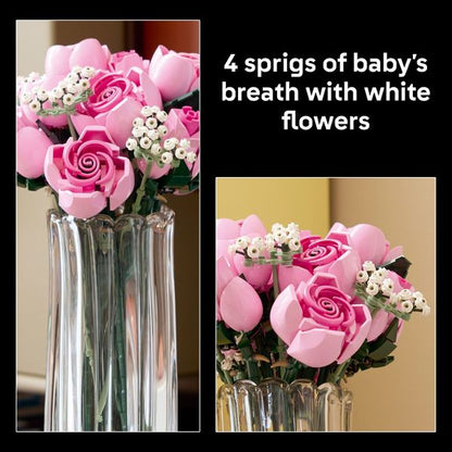 LEGO Botanicals Bouquet of Pink Roses 10374