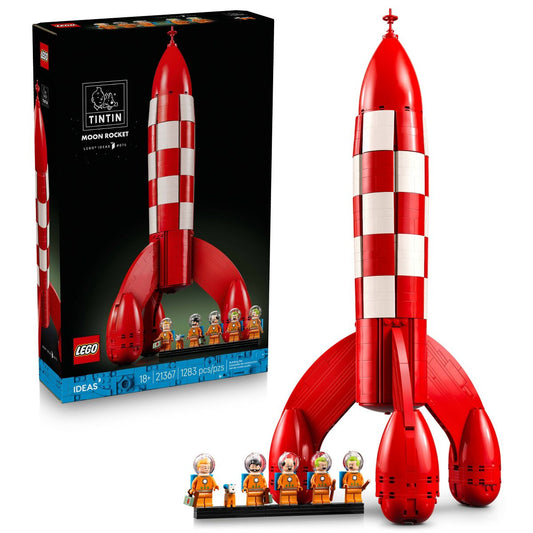 LEGO Ideas Tintin Moon Rocket Building Set 21367