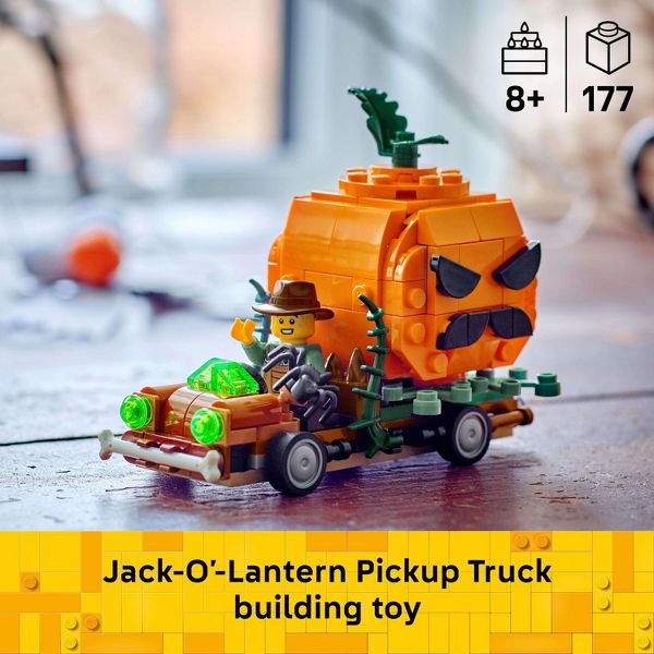 LEGO Jack-O’-Lantern Pickup Truck 40822: Halloween