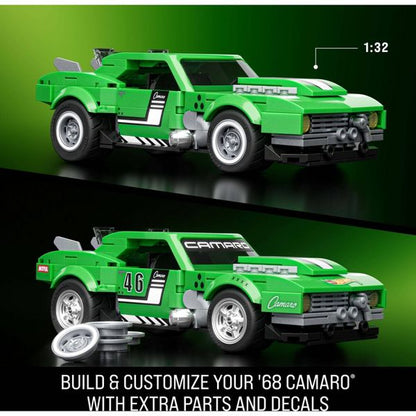 Mattel Brick Shop Hot Wheels Custom 68 Camaro Building Toy Kit for Collectors - 289pc