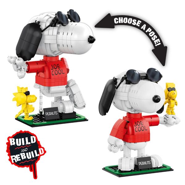 Brickcraft Peanuts Joe Cool 643-Piece Building Set