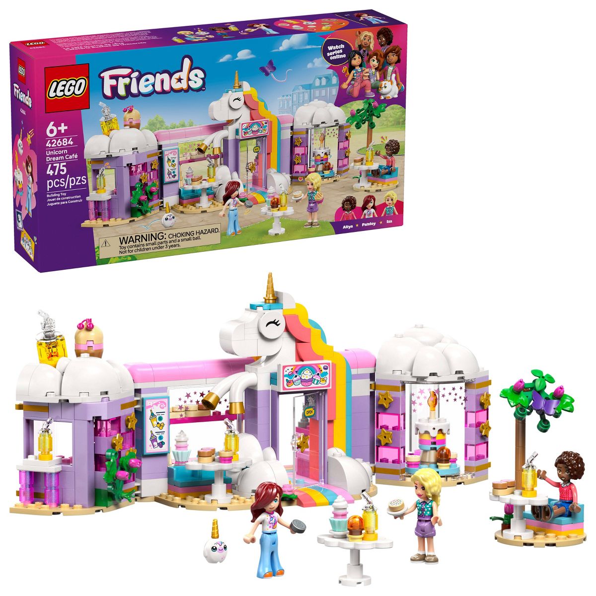 LEGO Friends Unicorn Dream Café Building Toy 42684