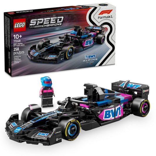 LEGO Speed Champions BWT Alpine F1 Team A524 Race Car Toy Building Set 77248