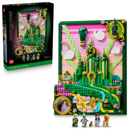 LEGO Wicked Emerald City Wall Art for Adults 75685