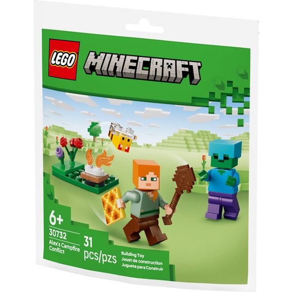 LEGO Minecraft Alex's Campfire Conflict 30732