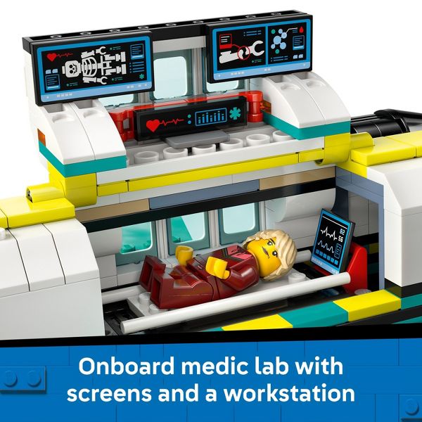 LEGO City Emergency Air Ambulance Airplane Toy 60465