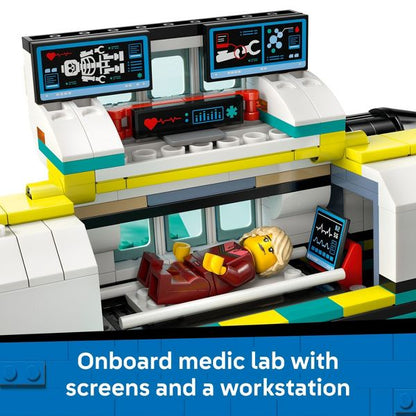 LEGO City Emergency Air Ambulance Airplane Toy 60465