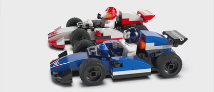 LEGO City F1 Williams Racing & Haas F1 Race Cars Preschool Toy 60464