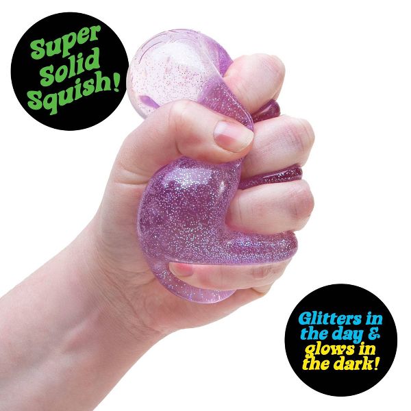 NeeDoh Nice Cube Glitter and Glow (Colors May Vary)