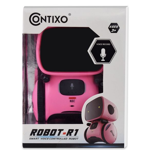 Contixo R1 Kids Robot Toy, Interactive Voice Control Dancing Singing Touch Sensor Smart gift For Ages 3-8, Blue