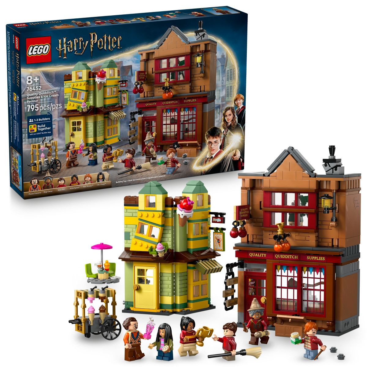 LEGO Harry Potter Quality Quidditch Supplies & Ice Cream Parlour Building Set 76452