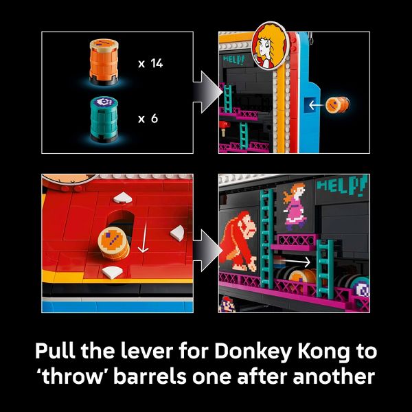 LEGO Donkey Kong Arcade Building Set 72051