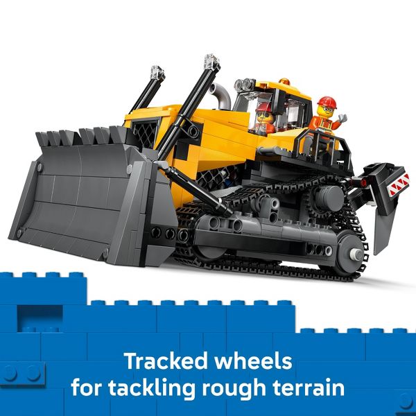 LEGO City Yellow Bulldozer Construction Site 60466