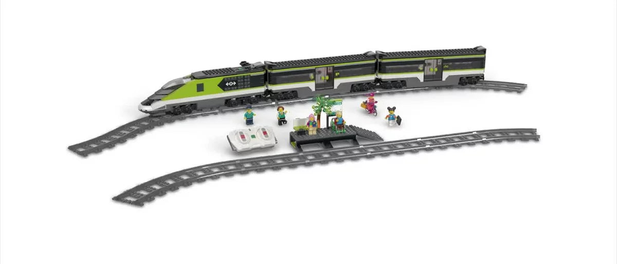 LEGO City Express Passenger Train Toy RC Lights Set 60337