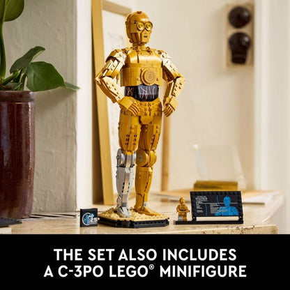LEGO Star Wars C-3PO Buildable Droid Figure for Build and Display 75398