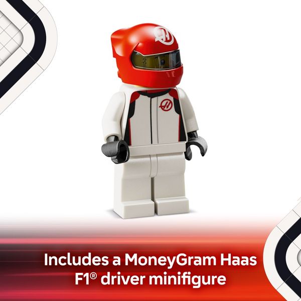 LEGO Speed Champions MoneyGram Haas F1 Team VF-24 Race Car Building Set 77250