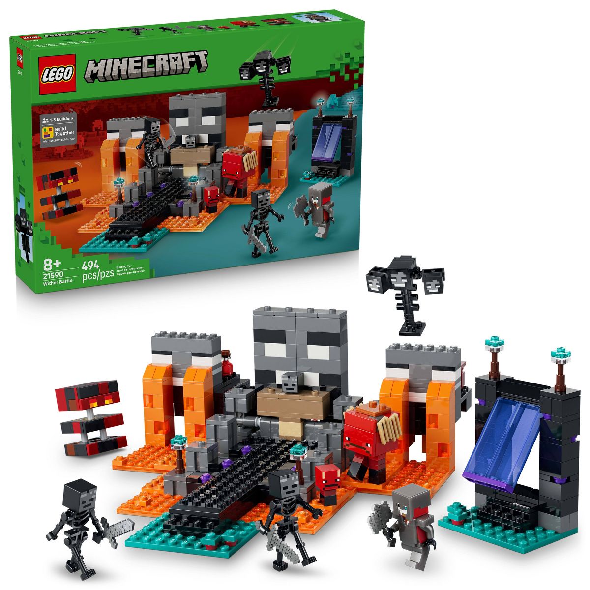 LEGO Minecraft Wither Battle Building Toy 21590