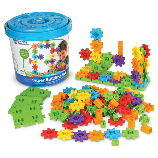 Learning Resources Gears Gears Gears Super Building Toy Set, Ages 3+