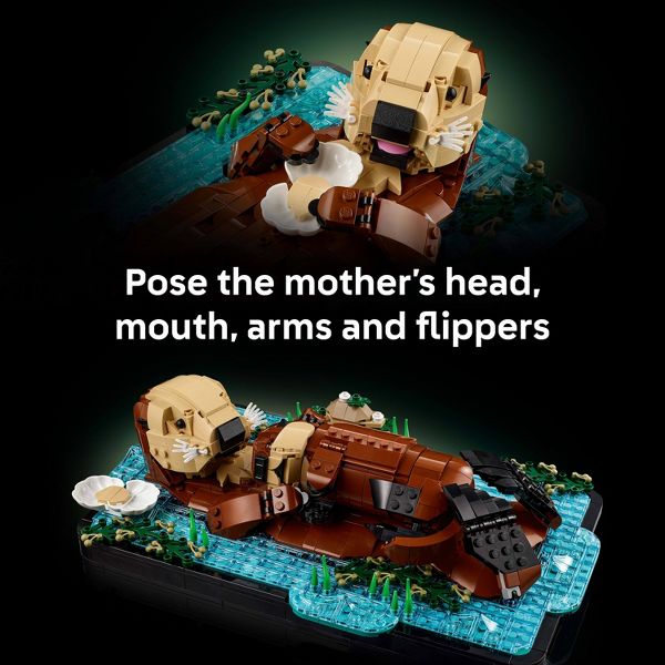 LEGO Ideas Floating Sea Otters Building Sets for Adults 21366