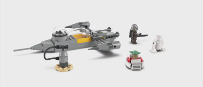 LEGO Star Wars The Mandalorian Mando and Grogu's N-1 Starfighter Toddler Building Toy 75410