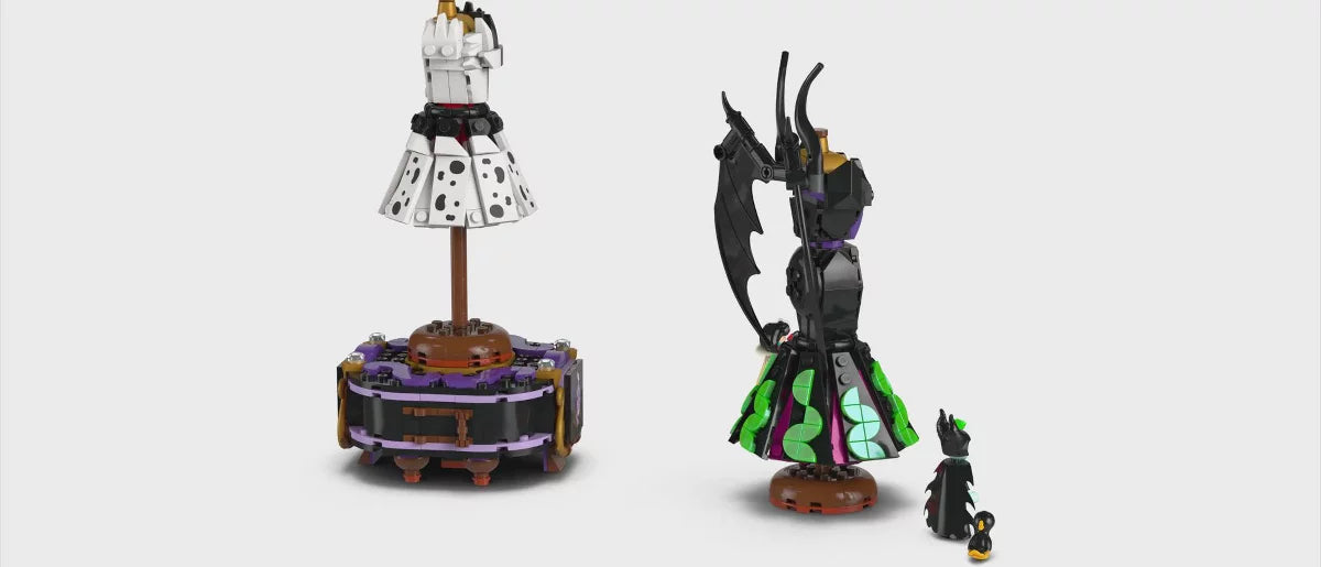 LEGO Disney Villains Maleficent's and Cruella De Vil's Dresses 43262
