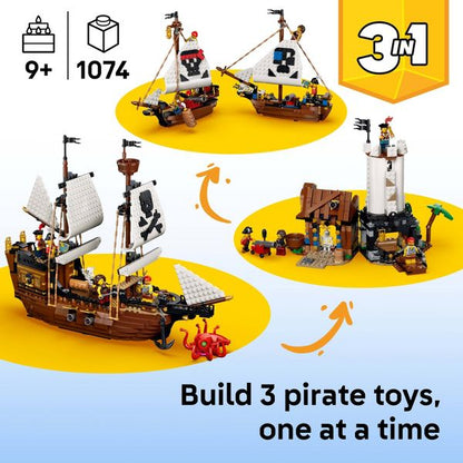 LEGO Creator 3 in 1 Iconic Pirate Ship 31387