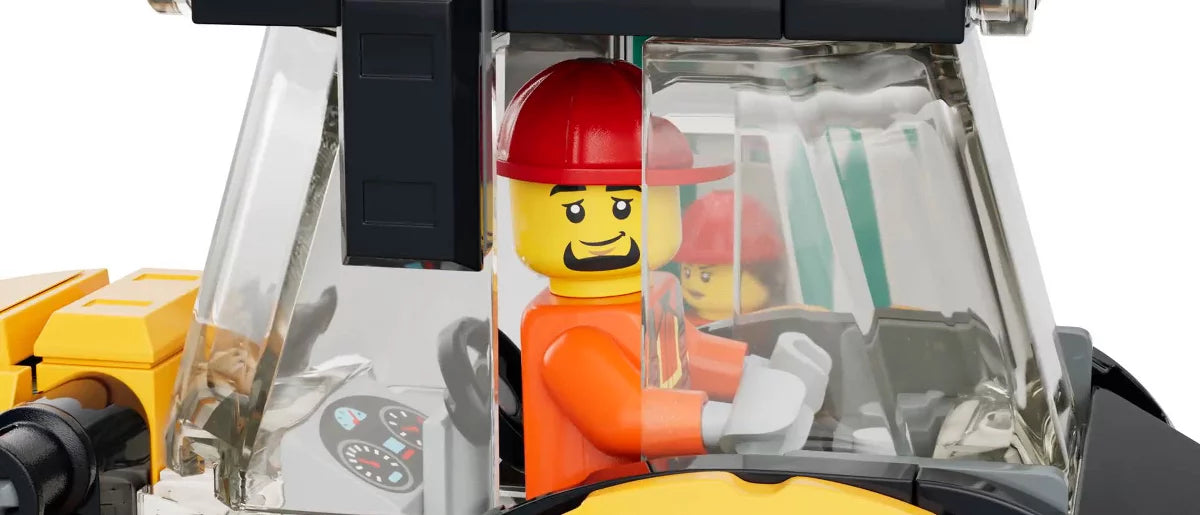 LEGO City Yellow Backhoe Loader Building Toy 60480