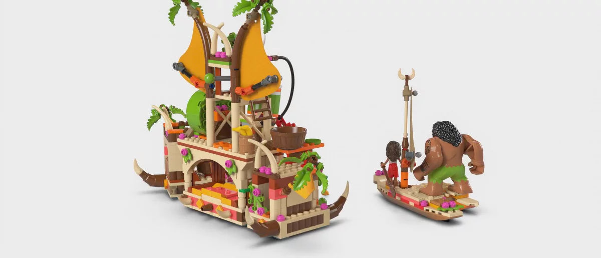 LEGO Disney Moana 2 Kakamora Barge Kids Toy 43258