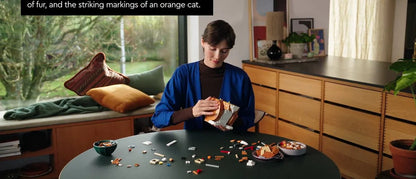 LEGO Ideas Orange Cat Building Set for Adults 21376