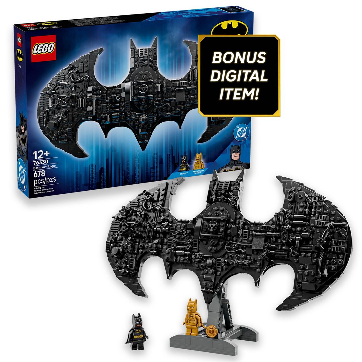 LEGO DC Batman: Batman Logo Building Toy 76330