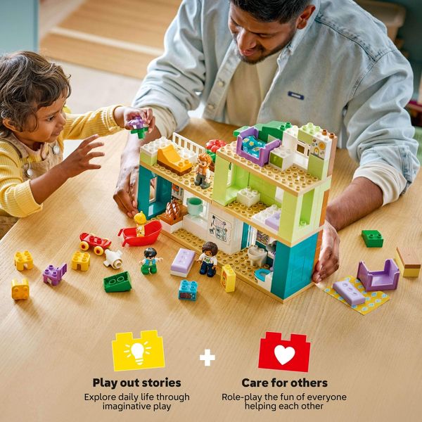 LEGO DUPLO Town 3 in 1 Modern Family House with Figures 10470