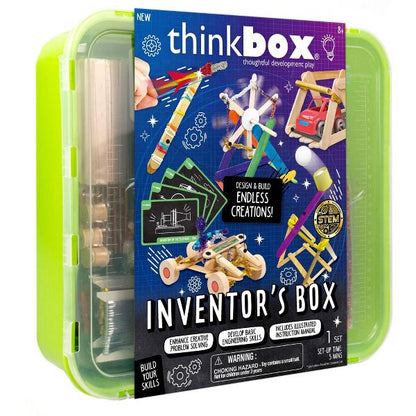 Think Box Inventor's Box: Science Kit for Kids, Toys for 8 Years Old, Includes Storage Case & Wires
