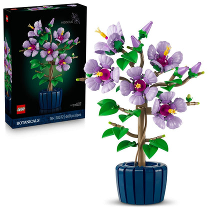LEGO Botanicals Hibiscus Flower Building Set 10372