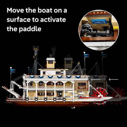 LEGO Ideas River Steamboat Building Set for Adults 21356