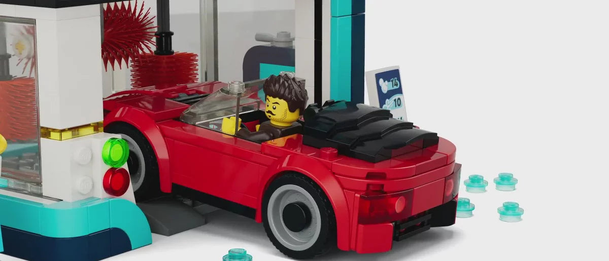 LEGO City Drive-Through Car Wash Toy 60497